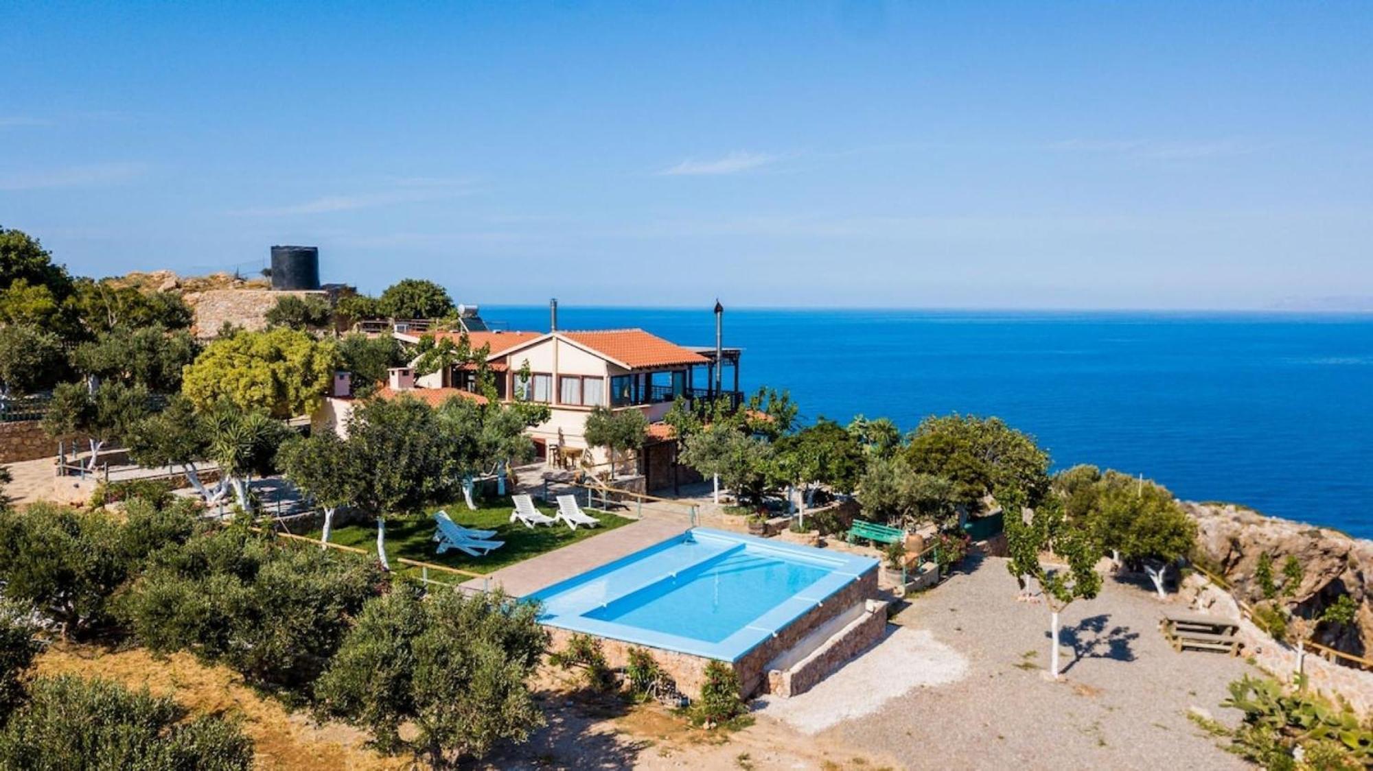 Villa Akrolithos With Private Pool Chania  Eksteriør billede