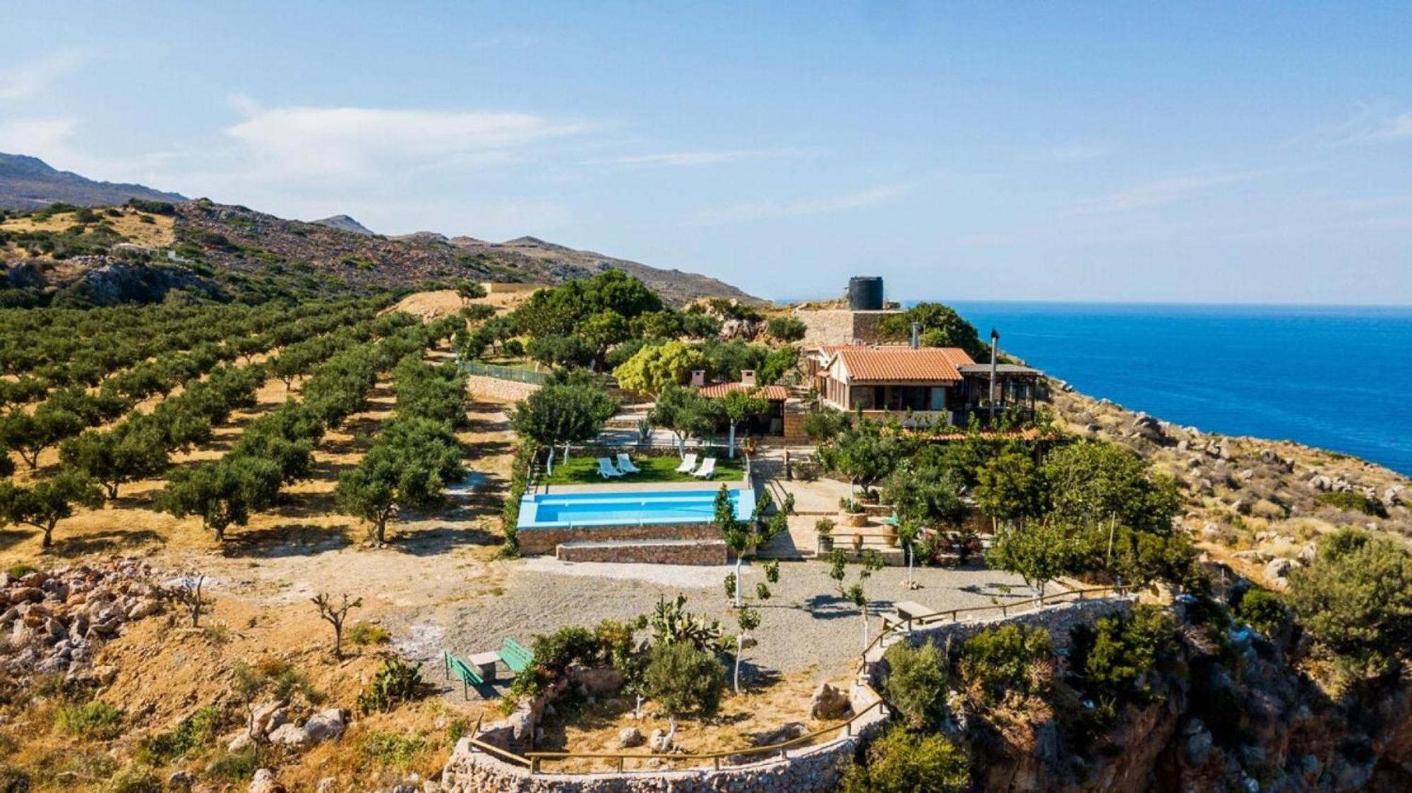 Villa Akrolithos With Private Pool Chania  Eksteriør billede